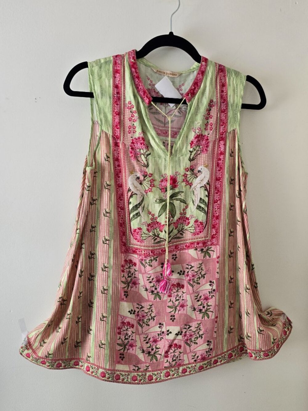 Ladies Anita Dongre Tunic Blouse Size Large